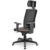 Reembalado - Cadeira Brizza Slider Base Standart Preta Com Braços 3D e Apoio Plaxmetal - Imagem 2