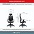 Cadeira Brizza Presidente Soft sem Apoio 3D PP Standart Preta - Imagem 4
