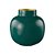 Vaso de Metal Round Verde Escuro - Home Accessories - Imagem 1