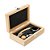 Kit Acessórios para Vinho Bambu 3 Peças - Imagem 1