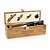 Caixa de madeira para vinho em bambu com cinco acessórios - Imagem 2