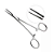 Pinça Halstead Mosquito RETA  9 cm / 12 cm Inox - 6B INVENT GERMANY - Imagem 1