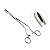 Pinça Ginecológica Cheron 25 cm - 6B INVENT GERMANY - Imagem 3