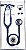 Estetoscópio Bic Profissional Inox Adulto/Pediátrico Duplo Eternity III Azul Marinho  - BIC - Imagem 6