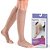 Meia Sigvaris Ever Sheer 782 20-30 mmHg 3/4 Panturrilha Natural Ponteira Aberta Média Compressão - Imagem 1