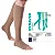 Meia Sigvaris Basic 20-30 mmHg 3/4 Panturrilha Bege Média Compressão - Imagem 1