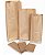 SACO DE PAPEL KRAFT NATURAL PARA PÃO 15 KG C/500 UN - Imagem 1