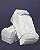Saco Kraft Branco Para salgados Viagem 3  c/500un  18 x 29,5cm - Imagem 1