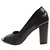 Peep Toe Gioh Shoes Salto Alto Bloco Preto - Imagem 3