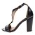 Sandália Gioh Shoes Salto Alto Bloco T Preto - Imagem 2