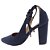 Scarpin Gioh Shoes Salto Alto Bloco Toe Azul - Imagem 2