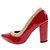 Scarpin Gioh Shoes Salto Alto Bloco Vermelho Spike - Imagem 2