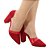 Scarpin Gioh Shoes Salto Alto Bloco Chic Vermelho - Imagem 1
