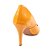 Scarpin Gioh Shoes Salto Alto Fino Laranja - Imagem 3
