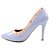 Scarpin Gioh Shoes Salto Alto Fino Spike Azul - Imagem 2