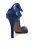 Scarpin Gioh Shoes Salto Alto Fino Vinil Azul - Imagem 3