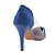 Scarpin Gioh Shoes Salto Alto Fino Jeans Azul - Imagem 3