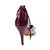 Scarpin Gioh Shoes Salto Alto Fino Amarrar Vinho - Imagem 3