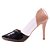 Scarpin Gioh Shoes Salto Alto Fino Preto Nude - Imagem 2