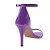 Sandália Gioh Shoes Salto Alto Fino Vinil Roxo - Imagem 3