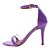 Sandália Gioh Shoes Salto Alto Fino Vinil Roxo - Imagem 2