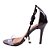 Sandália Gioh Shoes Salto Alto Fino Vinil Preto - Imagem 2