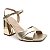 SANDALIA GIOH SHOES BLOCO ALTO DOURADA - Imagem 2