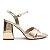 SANDALIA GIOH SHOES BLOCO ALTO DOURADA - Imagem 3