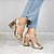 SANDALIA GIOH SHOES BLOCO ALTO DOURADA - Imagem 4