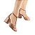 SANDALIA GIOH SHOES BLOCO ALTO SPIKE MARROM - Imagem 2