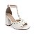 SANDALIA GIOH SHOES BLOCO ALTO SPIKE BRANCO - Imagem 3
