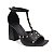 SANDALIA GIOH SHOES BLOCO ALTO SPIKE PRETO - Imagem 3
