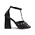SANDALIA GIOH SHOES BLOCO ALTO SPIKE PRETO - Imagem 4