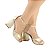 SANDALIA GIOH SHOES BLOCO ALTO SPIKE DOURADO - Imagem 1