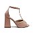 SANDALIA GIOH SHOES BLOCO ALTO SPIKE NUDE - Imagem 4
