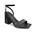 SANDALIA GIOH SHOES BLOCO ALTO PRETO COM CHUMBO - Imagem 1