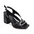 SANDALIA GIOH SHOES BLOCO ALTO PRETO COM FIVELA - Imagem 3