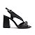 SANDALIA GIOH SHOES BLOCO ALTO PRETO COM FIVELA - Imagem 4