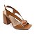 SANDALIA GIOH SHOES BLOCO ALTO MARROM COM FIVELA - Imagem 3