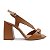 SANDALIA GIOH SHOES BLOCO ALTO MARROM COM FIVELA - Imagem 4