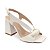 SANDALIA GIOH SHOES BLOCO ALTO BRANCO COM FIVELA - Imagem 3