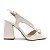 SANDALIA GIOH SHOES BLOCO ALTO BRANCO COM FIVELA - Imagem 4