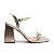 SANDALIA GIOH SHOES BLOCO ALTO DOURADO COM CORRENTE - Imagem 4