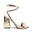 SANDALIA GIOH SHOES BLOCO ALTO DOURADO - Imagem 4