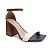 SANDALIA GIOH SHOES BLOCO ALTO MARROM AZUL E BRANCO - Imagem 3