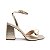 SANDALIA GIOH SHOES BLOCO ALTO FIVELA DOURADA - Imagem 4