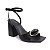 SANDALIA GIOH SHOES BLOCO ALTO FIVELA PRETO - Imagem 3