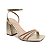 SANDALIA GIOH SHOES BLOCO ALTO DOURADO - Imagem 3