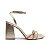 SANDALIA GIOH SHOES BLOCO ALTO DOURADO - Imagem 4