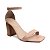 SANDALIA GIOH SHOES BLOCO ALTO NUDE COM SALTO MARROM - Imagem 3